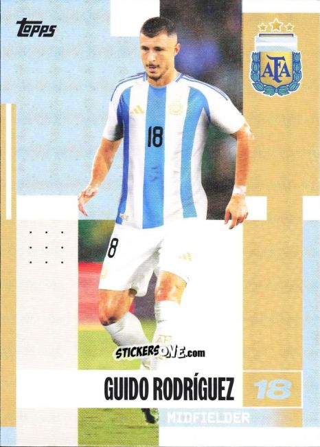 Cromo Guido Rodríguez - Argentina 2024 Team Set
 n. 23 - Topps