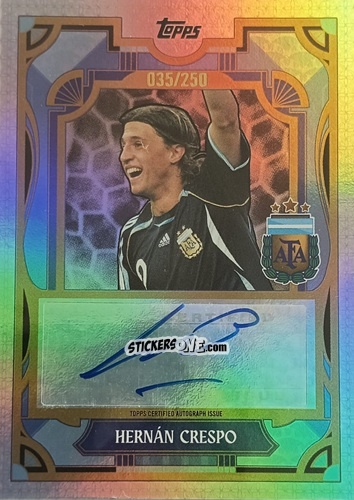 Figurina Hernán Crespo - Argentina 2024 Team Set
 n. AT-HC - Topps