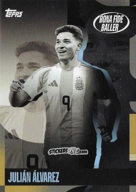 Cromo Julián Álvarez - Argentina 2024 Team Set
 n. 46 - Topps