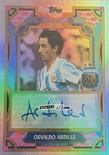 Figurina Osvaldo Ardiles - Argentina 2024 Team Set
 n. AT-OA - Topps