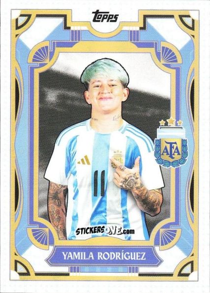 Sticker Yamila Rodríguez - Argentina 2024 Team Set
 n. 32 - Topps