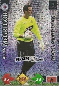 Figurina McGregor Allan - UEFA Champions League 2009-2010. Super Strikes n. 262 - Panini