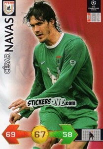 Figurina Cesar Navas - UEFA Champions League 2009-2010. Super Strikes n. 287 - Panini
