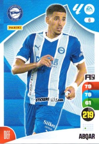 Cromo Abqar - LaLiga 2024-2025. Adrenalyn XL
 n. 6 - Panini