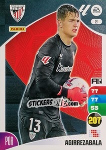 Figurina Agirrezabala - LaLiga 2024-2025. Adrenalyn XL
 n. 21 - Panini