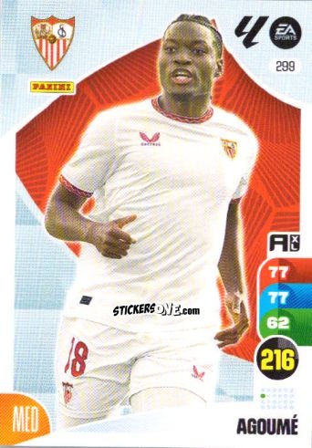 Figurina Agoumé - LaLiga 2024-2025. Adrenalyn XL
 n. 299 - Panini