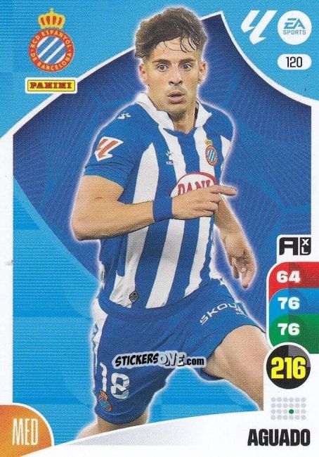 Figurina Aguado - LaLiga 2024-2025. Adrenalyn XL
 n. 120 - Panini