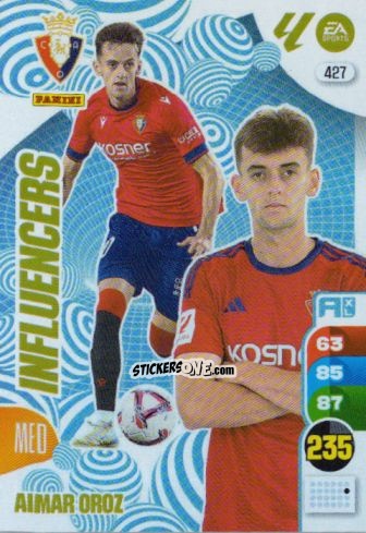 Figurina Aímar Oroz - LaLiga 2024-2025. Adrenalyn XL
 n. 427 - Panini
