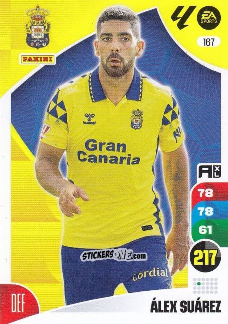 Figurina Álex Suárez - LaLiga 2024-2025. Adrenalyn XL
 n. 167 - Panini
