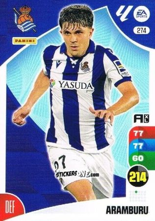Figurina Aramburu - LaLiga 2024-2025. Adrenalyn XL
 n. 274 - Panini