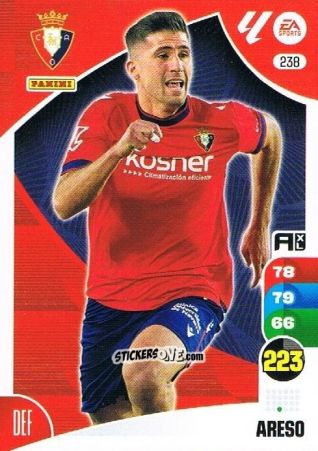 Figurina Areso - LaLiga 2024-2025. Adrenalyn XL
 n. 238 - Panini