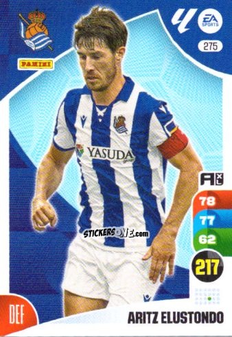 Figurina Aritz Elustondo - LaLiga 2024-2025. Adrenalyn XL
 n. 275 - Panini