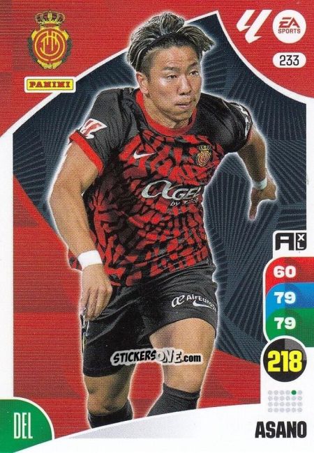 Figurina Asano - LaLiga 2024-2025. Adrenalyn XL
 n. 233 - Panini