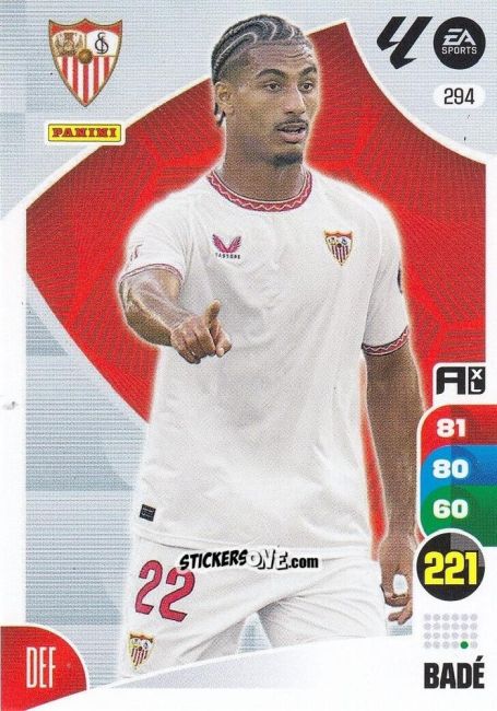 Sticker Badé - LaLiga 2024-2025. Adrenalyn XL
 n. 294 - Panini