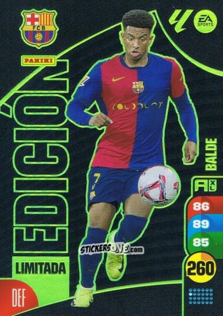 Sticker Balde - LaLiga 2024-2025. Adrenalyn XL
 n. LE12 - Panini