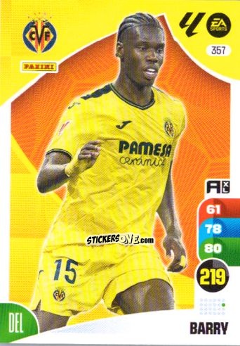 Sticker Bary - LaLiga 2024-2025. Adrenalyn XL
 n. 357 - Panini