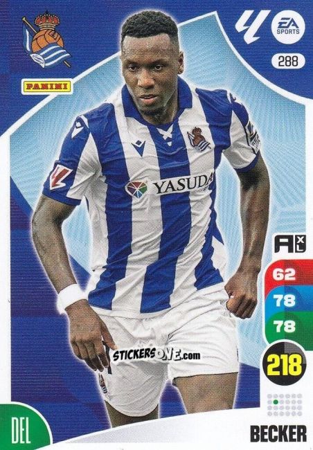 Figurina Becker - LaLiga 2024-2025. Adrenalyn XL
 n. 288 - Panini