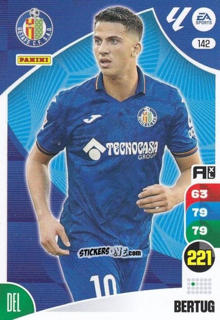 Figurina Bertug - LaLiga 2024-2025. Adrenalyn XL
 n. 142 - Panini