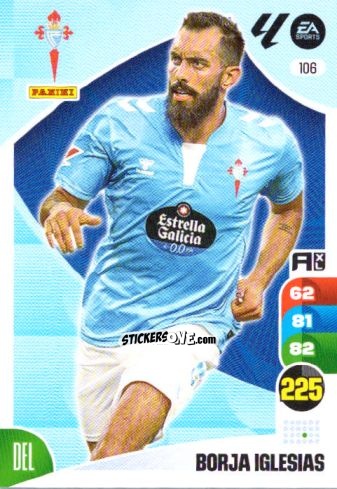 Figurina Borja Iglesias - LaLiga 2024-2025. Adrenalyn XL
 n. 106 - Panini