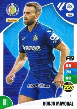 Figurina Borja Mayoral - LaLiga 2024-2025. Adrenalyn XL
 n. 143 - Panini
