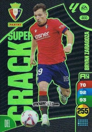 Figurina Bryan Zaragoza - LaLiga 2024-2025. Adrenalyn XL
 n. 460 - Panini