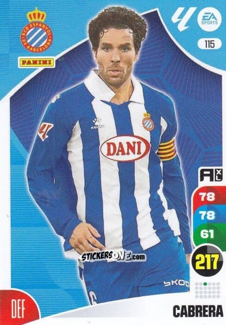 Figurina Cabrera - LaLiga 2024-2025. Adrenalyn XL
 n. 115 - Panini