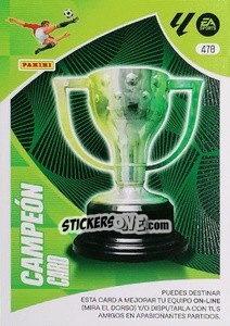Cromo Campeón Card - LaLiga 2024-2025. Adrenalyn XL
 n. 478 - Panini