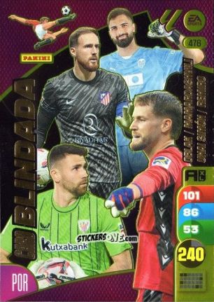 Sticker Card Blindada - LaLiga 2024-2025. Adrenalyn XL
 n. 476 - Panini