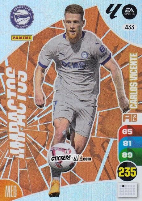 Cromo Carlos Vicente - LaLiga 2024-2025. Adrenalyn XL
 n. 433 - Panini