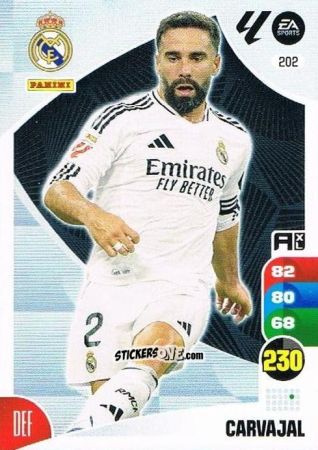 Sticker Carvajal - LaLiga 2024-2025. Adrenalyn XL
 n. 202 - Panini