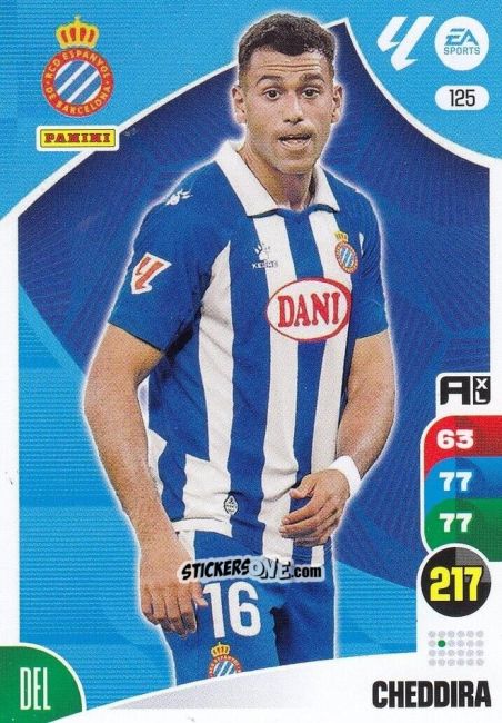 Figurina Cheddira - LaLiga 2024-2025. Adrenalyn XL
 n. 125 - Panini