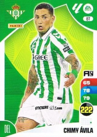 Sticker Chimy Ávila - LaLiga 2024-2025. Adrenalyn XL
 n. 87 - Panini