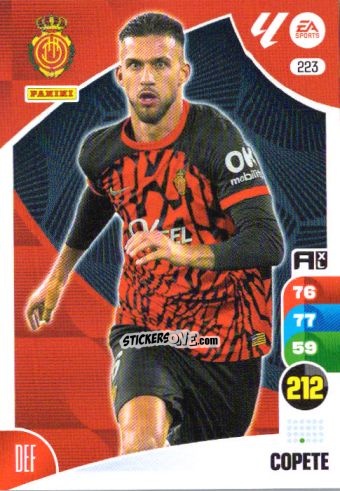 Cromo Copete - LaLiga 2024-2025. Adrenalyn XL
 n. 223 - Panini