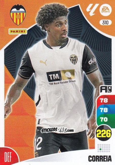 Figurina Correia - LaLiga 2024-2025. Adrenalyn XL
 n. 310 - Panini