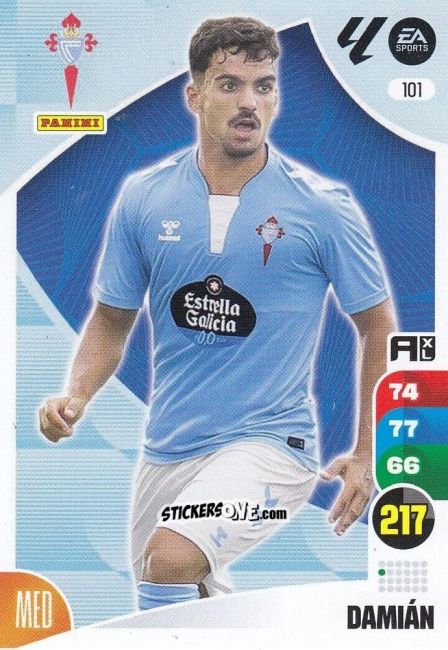 Figurina Damián - LaLiga 2024-2025. Adrenalyn XL
 n. 101 - Panini