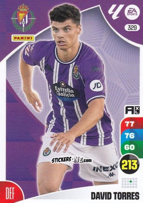 Sticker David Torres - LaLiga 2024-2025. Adrenalyn XL
 n. 329 - Panini