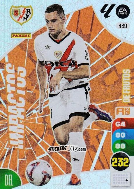 Figurina De Frutos - LaLiga 2024-2025. Adrenalyn XL
 n. 439 - Panini