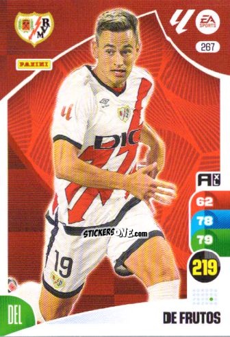 Figurina De Frutos - LaLiga 2024-2025. Adrenalyn XL
 n. 267 - Panini