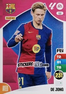 Sticker De Jong - LaLiga 2024-2025. Adrenalyn XL
 n. 64 - Panini