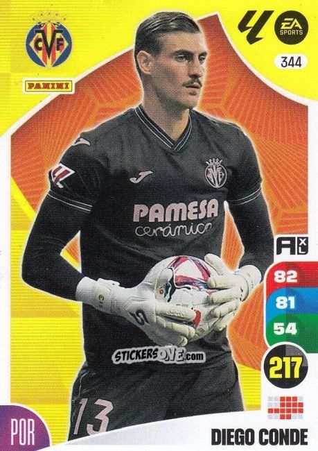 Figurina Diego Conde - LaLiga 2024-2025. Adrenalyn XL
 n. 344 - Panini