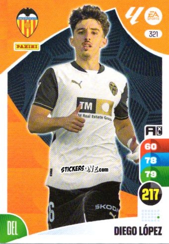 Cromo Diego López - LaLiga 2024-2025. Adrenalyn XL
 n. 321 - Panini