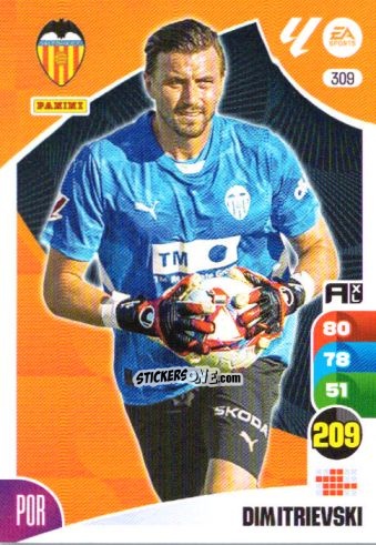 Figurina Dimitrievski - LaLiga 2024-2025. Adrenalyn XL
 n. 309 - Panini