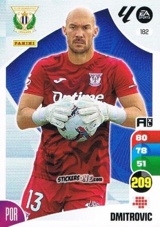 Figurina Dmitrovic - LaLiga 2024-2025. Adrenalyn XL
 n. 182 - Panini