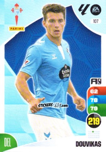Sticker Douvikas - LaLiga 2024-2025. Adrenalyn XL
 n. 107 - Panini