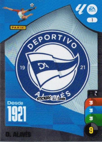 Figurina Escudo ALA - LaLiga 2024-2025. Adrenalyn XL
 n. 1 - Panini