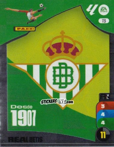 Figurina Escudo BET - LaLiga 2024-2025. Adrenalyn XL
 n. 73 - Panini