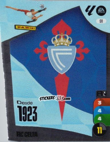 Sticker Escudo CEL - LaLiga 2024-2025. Adrenalyn XL
 n. 91 - Panini