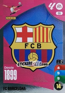 Sticker Escudo FCB - LaLiga 2024-2025. Adrenalyn XL
 n. 55 - Panini