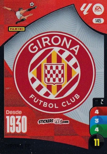 Figurina Escudo GIR - LaLiga 2024-2025. Adrenalyn XL
 n. 145 - Panini