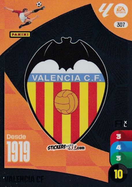 Figurina Escudo Val - LaLiga 2024-2025. Adrenalyn XL
 n. 307 - Panini